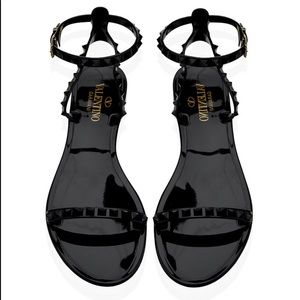 Valentino Rockstud PVC Jelly Sandals